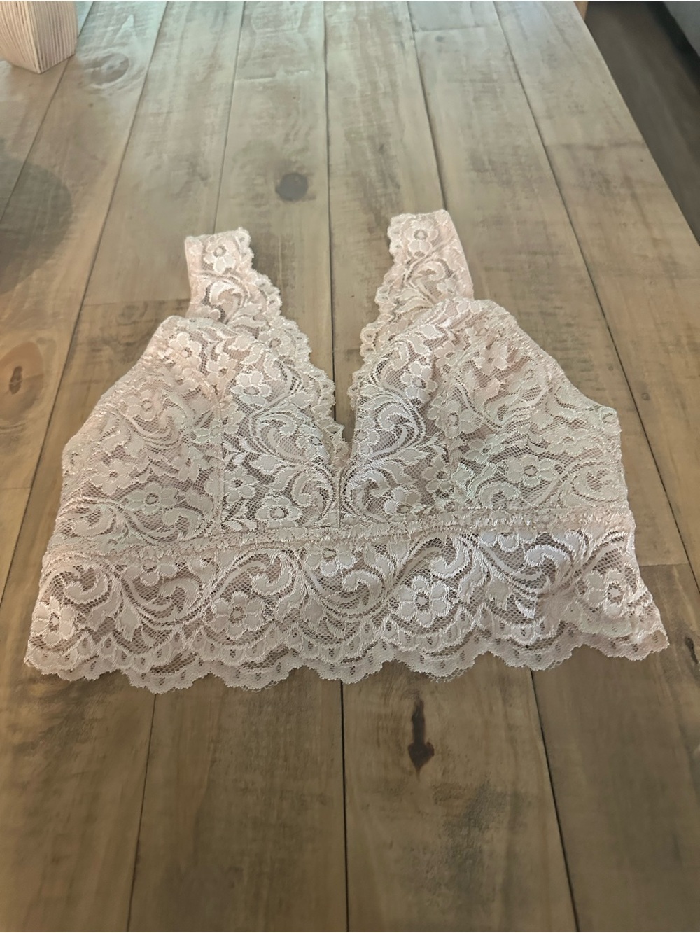 smart & sexy Blush Lace Bralette